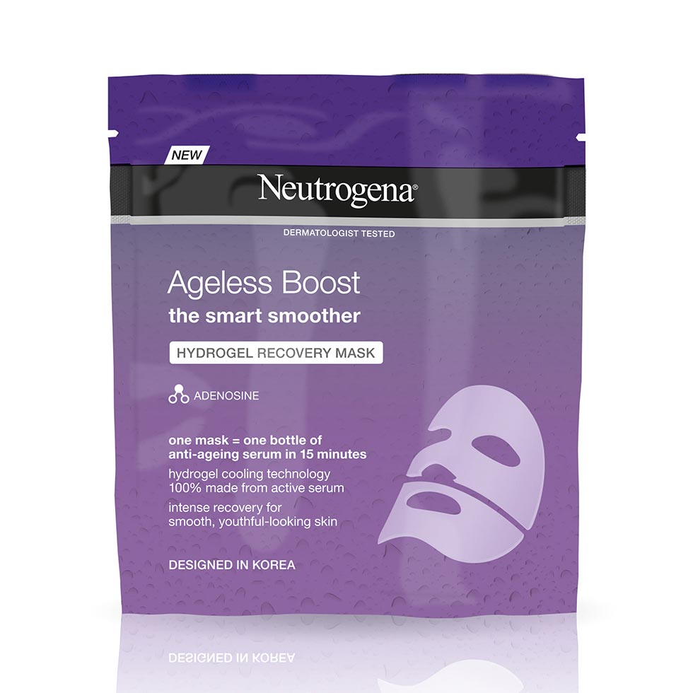 Neutrogena® Ageless Boost® Μάσκα Αναδόμησης σε μορφή υδρογέλης για Αντιγήρανση