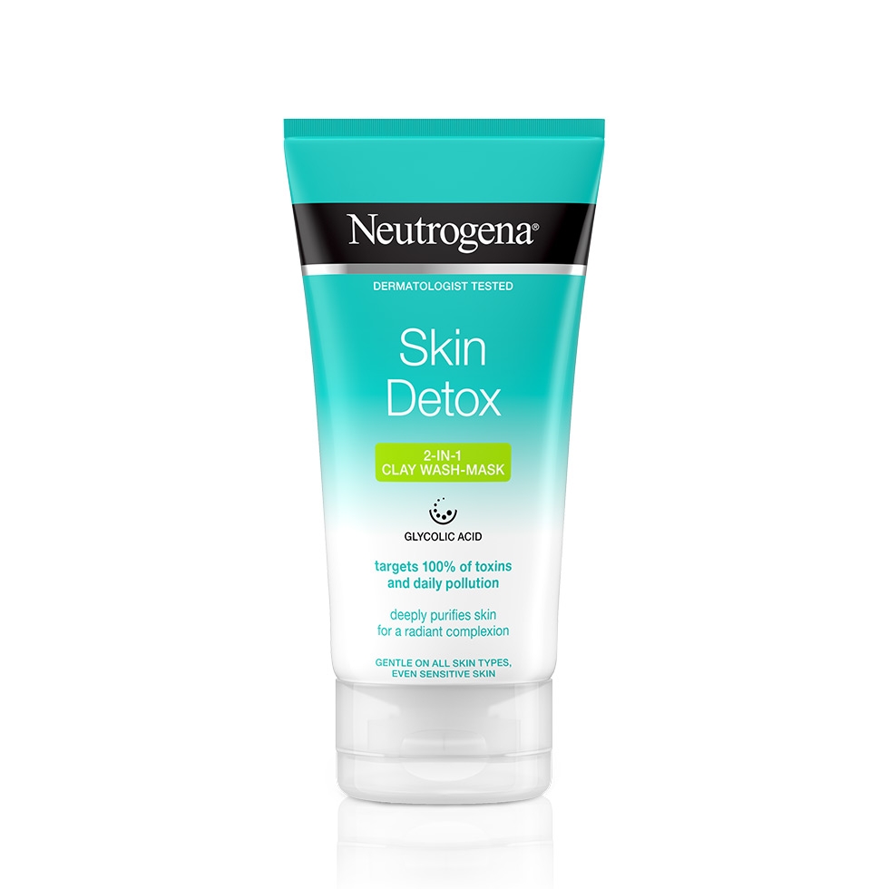 Neutrogena® Skin Detox почистваща и измиваща маска с глина